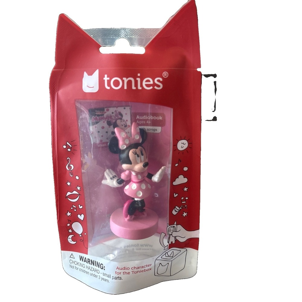 tonies Minnie Mouse Audio Play Figure for Toniebox Ages 3+ 3-4 Years